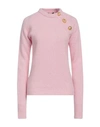 Balmain Woman Sweater Pink Size 8 Wool, Cashmere, Polyamide