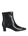 Ralph Lauren Lauren  Willa Burnished Leather Bootie Woman Ankle Boots Black Size 9.5 Soft Leather