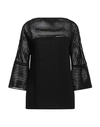 Alberta Ferretti Woman Sweater Black Size 6 Viscose, Polyamide