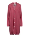 Semicouture Woman Cardigan Pink Size M Cashmere, Polyamide