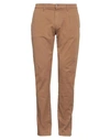 Grey Daniele Alessandrini Man Pants Tan Size 29 Cotton, Elastane In Brown