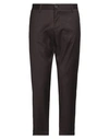 Imperial Man Pants Dark Brown Size 34 Polyester, Viscose, Elastane