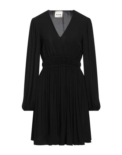 Kate By Laltramoda Woman Short Dress Black Size 6 Polyester