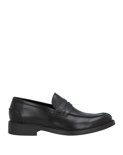 Barrett Man Loafers Dark Brown Size 11.5 Soft Leather In Black