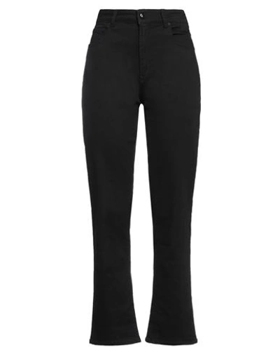 Replay Woman Jeans Black Size 28w-30l Cotton, Elastane