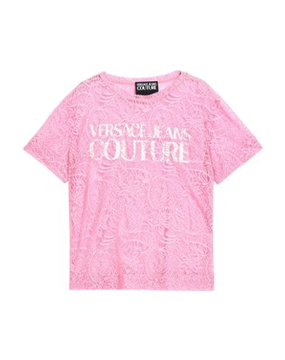 Versace Jeans Couture Woman Blouse Pink Size 4 Polyamide