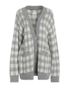 Sandro Woman Cardigan Grey Size 1 Acrylic, Polyamide, Alpaca Wool, Mohair Wool, Wool In Grey