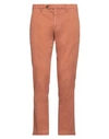 Michael Coal Man Pants Tan Size 34 Cotton, Elastane In Brown