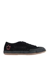 VIVIENNE WESTWOOD VIVIENNE WESTWOOD MAN SNEAKERS BLACK SIZE 8 TEXTILE FIBERS