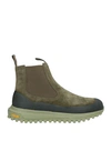 Diemme Man Ankle Boots Military Green Size 4 Soft Leather