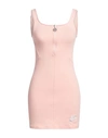 Nike Woman Mini Dress Light Pink Size L Cotton, Polyester, Elastane