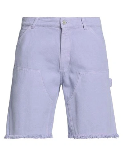 Sky High Farm Workwear Man Shorts & Bermuda Shorts Light Purple Size S Cotton