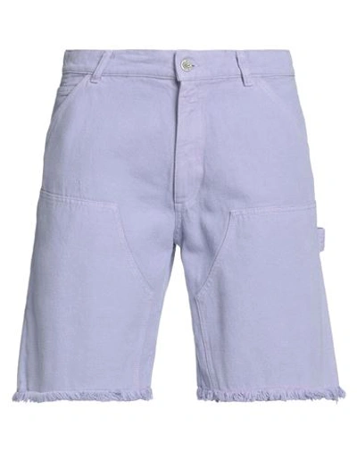 Sky High Farm Workwear Sky High Farm Man Shorts & Bermuda Shorts Mauve Size L Cotton In Purple