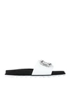 Roger Vivier Woman Sandals Off White Size 11 Soft Leather