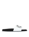 Roger Vivier Woman Sandals Off White Size 11 Soft Leather In Off White