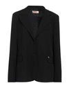 Animagemella Woman Suit Jacket Black Size 12 Polyester, Elastane