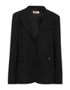 Animagemella Woman Suit Jacket Black Size 12 Polyester, Elastane In Black