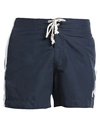 Palm Angels Man Swim Trunks Navy Blue Size M Polyester