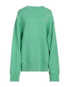 Acne Studios Woman Sweatshirt Light Green Size Xl Cotton
