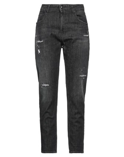 Replay Woman Jeans Steel Grey Size 28w-28l Cotton, Elastane