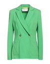 Harris Wharf London Woman Blazer Lime Green Size 6 Viscose, Polyamide, Elastane