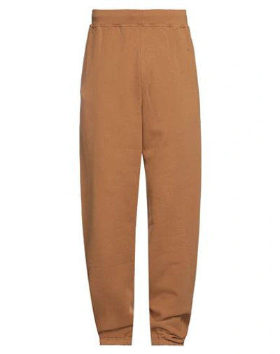 Aries Man Pants Camel Size L Cotton In Beige