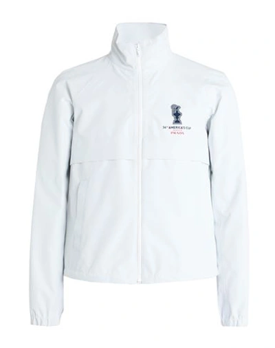 Prada Man Jacket White Size Xl Polyester