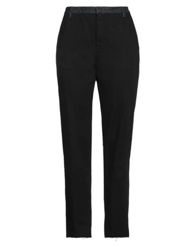 Replay Woman Pants Black Size 33w-32l Cotton