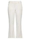 Guttha Woman Pants Ivory Size 10 Polyester, Nylon In White