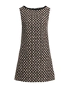 Spago Donna Woman Mini Dress Beige Size 6 Polyester, Elastane