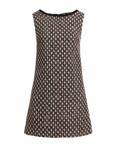 Spago Donna Woman Mini Dress Beige Size 6 Polyester, Elastane