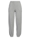 Vertige Woman Pants Grey Size M Viscose, Polyamide, Merino Wool, Cashmere