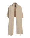 Semicouture Woman Cardigan Beige Size L/xl Alpaca Wool, Wool, Acrylic, Polyamide, Elastane