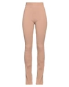 Andreädamo Andreādamo Woman Pants Sand Size S Viscose, Polyester, Polyamide, Elastane In Beige