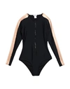 ALBERTINE ALBERTINE WOMAN ONE-PIECE SWIMSUIT BLACK SIZE 1 RECYCLED POLYAMIDE, ELASTANE, ECONYL