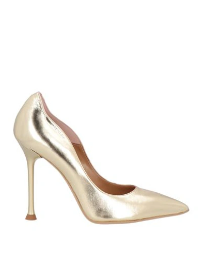 Islo Isabella Lorusso Woman Pumps Gold Size 11 Soft Leather