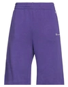 Champion Man Shorts & Bermuda Shorts Purple Size S Cotton, Polyester