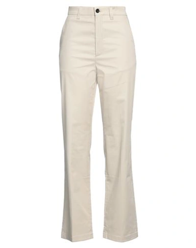 Department 5 Woman Pants Beige Size 26 Cotton, Elastane