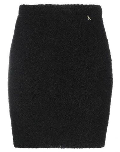 Patrizia Pepe Woman Mini Skirt Black Size 0 Acrylic, Wool, Polyamide In Black