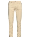 Siviglia Man Pants Cream Size 35 Cotton, Elastane In Beige