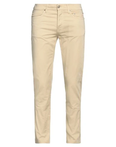 Siviglia Man Pants Beige Size 31 Cotton, Elastane In Beige