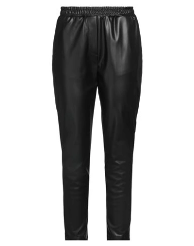 Gai Mattiolo Woman Pants Black Size 12 Polyurethane In Black