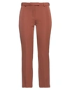 Compagnia Italiana Woman Pants Camel Size 12 Polyester, Elastane In Beige