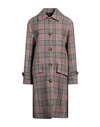The Seafarer Woman Coat Sand Size 4 Virgin Wool In Beige