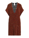 Wolford Woman Sweater Camel Size M/l Viscose, Polyamide In Beige