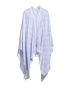 Elisabetta Franchi Woman Cape Lilac Size Onesize Viscose, Acrylic, Wool, Cotton, Cashmere In Purple