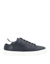 Paul & Shark Man Sneakers Midnight Blue Size 7.5 Soft Leather