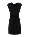 Kaos Woman Mini Dress Black Size 4 Acetate, Polyamide, Elastane