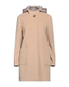 Cinzia Rocca Woman Coat Camel Size 12 Wool, Polyamide, Cashmere In Beige