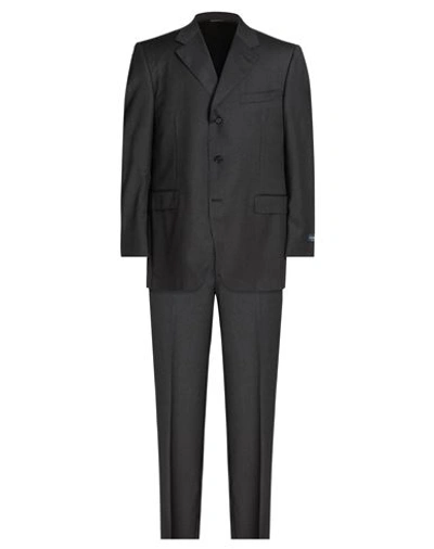Canali Man Suit Steel Grey Size 42 Virgin Wool